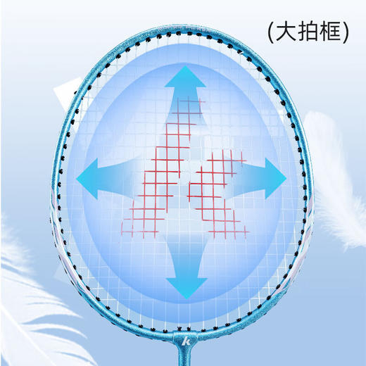 【小家电】川崎羽毛球拍IRON-007（含3只装耐打球） HF 商品图3