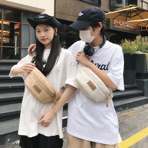 【日系风胸包，简约轻便】日系胸包男士ins简约小包 轻便休闲斜挎包 男运动单肩包 潮牌小背包情侣款-QQ 商品图1