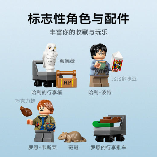 乐高LEGO 书架装饰：霍格沃茨™特快列车LEGC76450 商品图6