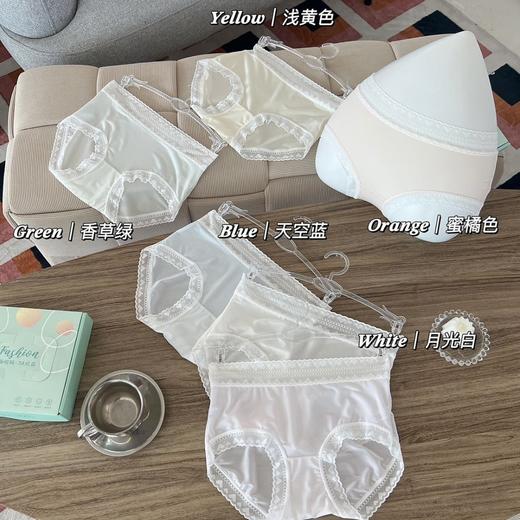 「6条礼盒装」夏季薄冰丝速干少女内裤 亲肤透气底裆中腰无痕少女内裤 商品图2