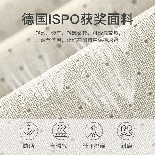 33000ft北欧户外速干衬衫女高透气徒步登山夏季长袖衬衣凉感大码 商品图2