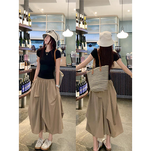 【149元任选2件】最后一波现货！不规则褶皱半身裙a字伞裙 商品图4