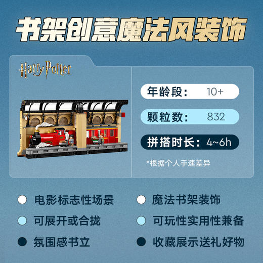 乐高LEGO 书架装饰：霍格沃茨™特快列车LEGC76450 商品图2