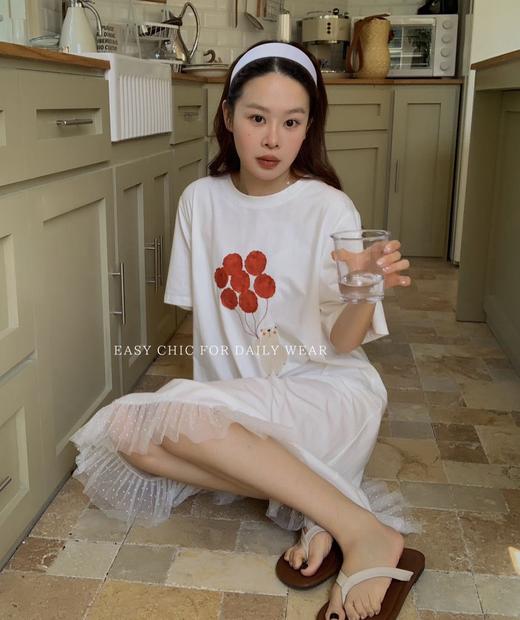 老米优品🎈 3-5天! 美翻啦！一条从早穿到晚的神仙睡裙！《纱纱花边💗蕾丝芭蕾风遛弯裙》高颜值，超舒适！Q250514A 商品图0