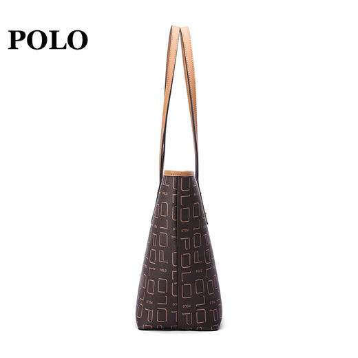 POLO 女士手提包时尚百搭斜挎包大容量印花单肩女包340983 商品图5