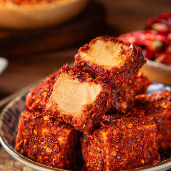 爱蜀味唐场干性麻辣豆腐乳200gX2瓶 四川大邑特产 正宗唐场豆腐乳 /粮油调味 /调味品 /腐乳 商品图0