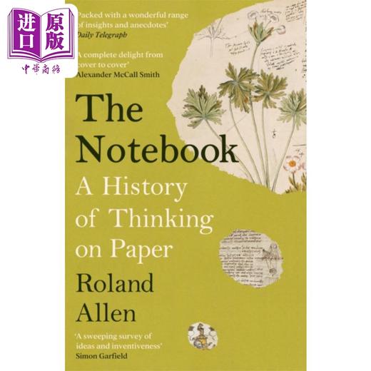 【中商原版】笔记本 纸上思考的历史 Roland AllenThe Notebook 英文原版 A History of Thinking on Paper 商品图0