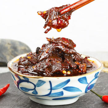 田野故事 腊牛肉酱230g 烟熏香辣拌饭拌面风味豆鼓调味酱料湖南特产 /粮油调味 /调味品 /中式酱料 商品图3