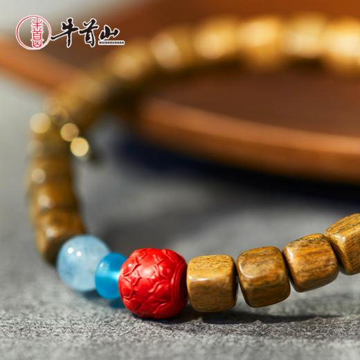 牛首山绿檀四方来财系列手串文玩念珠文玩手串手链送朋友礼物 商品图2