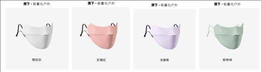蕉下 冰薄系列叠阔护眼角防晒口罩 商品图2