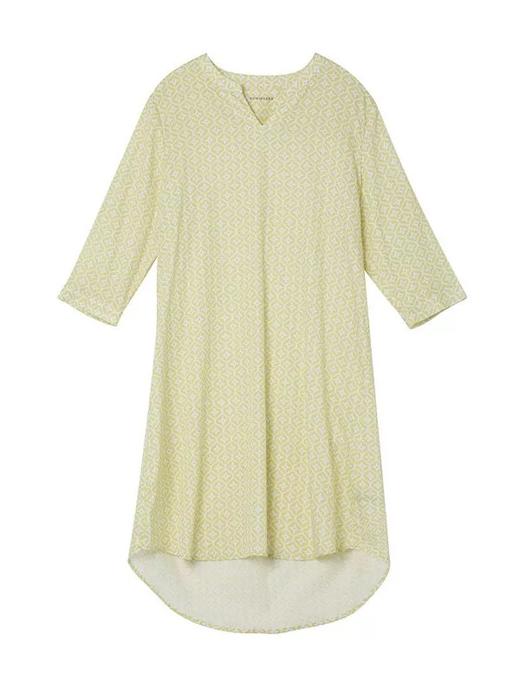 【斜纹梭织100%棉】SCHIESSER德国舒雅女士七分袖连衣裙100%斜纹梭织面料薄而不透31/24767D 商品图6