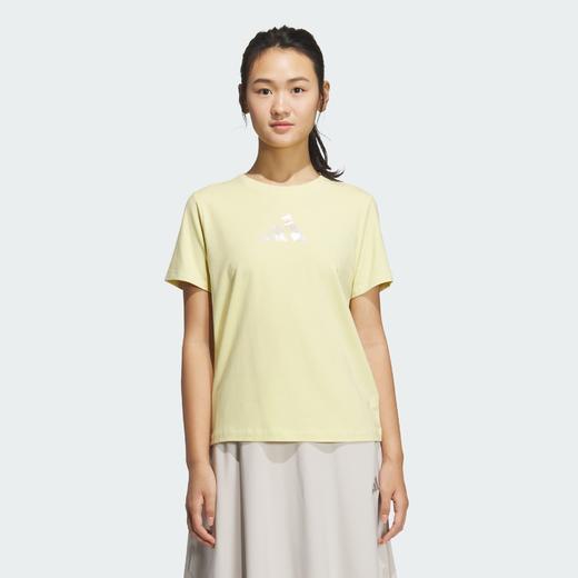 Adidas阿迪达斯LOGO SHORT SLEEVE T-SHIRT 运动休闲短袖圆领T恤JM8802 商品图0