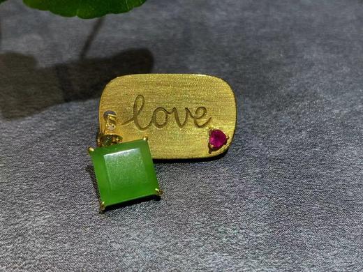 【御珠宫坊】金镶碧玉吊坠 商品图6