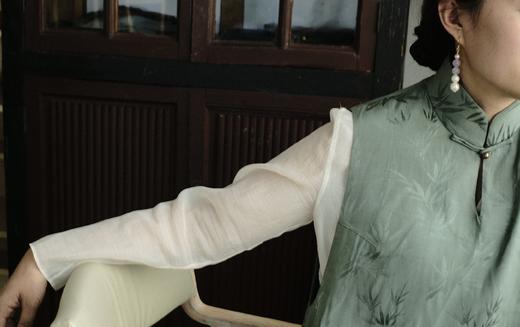 淡水珍珠紫水晶耳环 商品图2