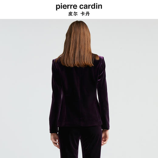 皮尔卡丹女装新款时尚摩登复古丝绒西装P4320U4992Z0 商品图2