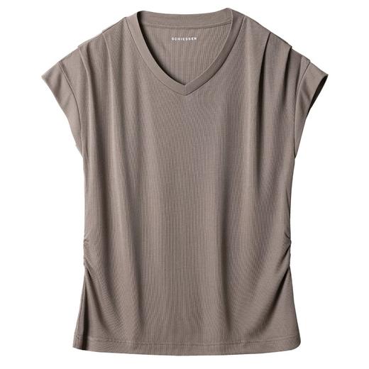 【醋酸外穿】SCHIESSER德国舒雅女士醋酸罗纹V领外穿上衣31/25043U 商品图5
