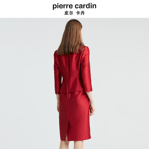 皮尔卡丹女装新款简约时尚知性礼服连衣裙P4308E4975R0 商品图2