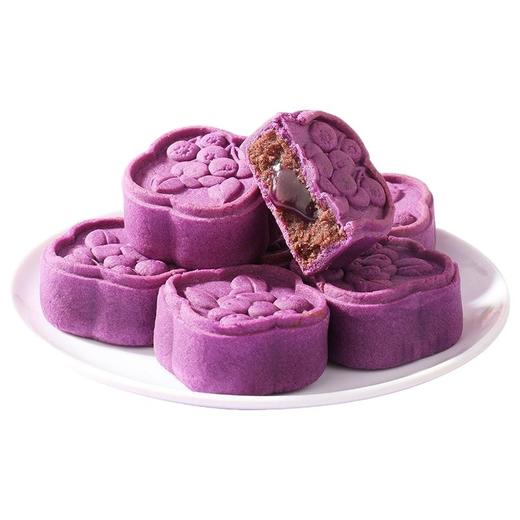 【富含叶黄素脂❗️蓝莓糕豆沙流心糕】甄选品质原料制作，蓝莓果香浓郁，豆沙软绵，0蔗糖美味健康无负担，营养健康代餐，果香国潮糕点休闲小零食L 商品图4