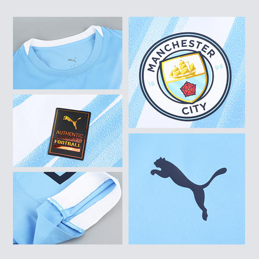 小李子PUMA彪马25-26赛季曼城主场球员版短袖球衣成人男780792 01 商品图3