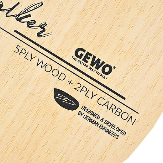GEWO杰沃天行者乒乓球拍专业底板5+2内置碳素快攻弧圈全面型打法 商品图3