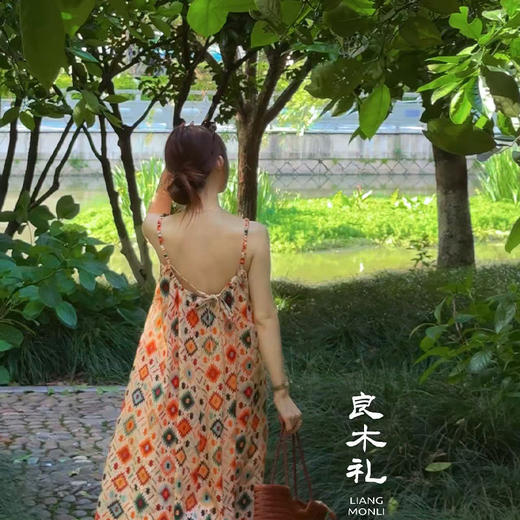 【部分现货】良木礼亚麻吊带连衣裙 商品图6