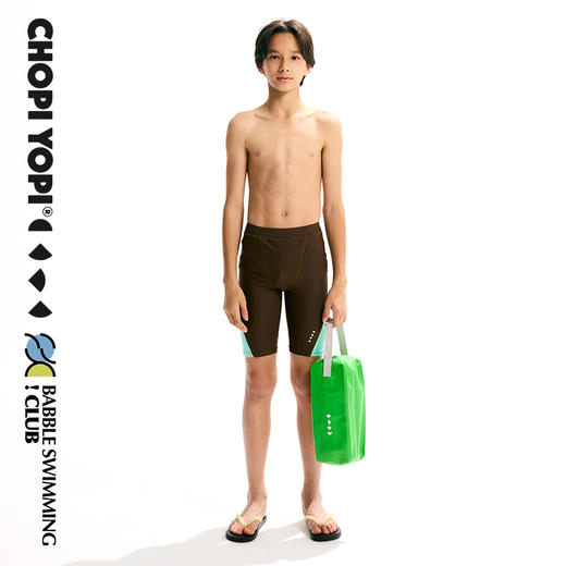 chopiyopi童装 儿童俱乐部拼接短裤泳裤 商品图5