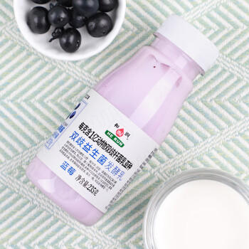 和润 双歧益生菌酸奶发酵乳 蓝莓果粒 235g*6瓶*1盒 风味酸牛奶 商品图2