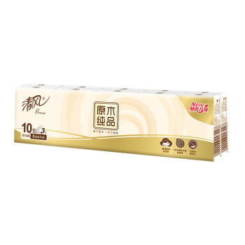 清风手帕纸3层8张*60包便携随身包抽纸卫生餐巾纸B66ACM13 /家庭清洁/纸品 /清洁纸品 /手帕纸 商品图4