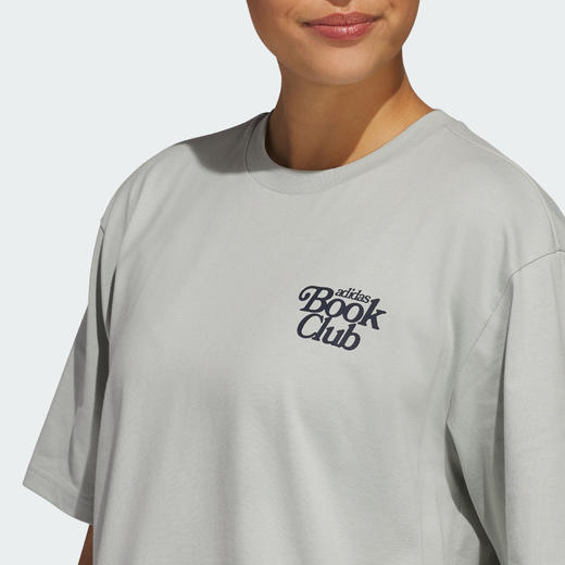 Adidas阿迪达斯BOOK CLUB OVERSIZED T-SHIRT 运动休闲短袖T恤JI9499 商品图2