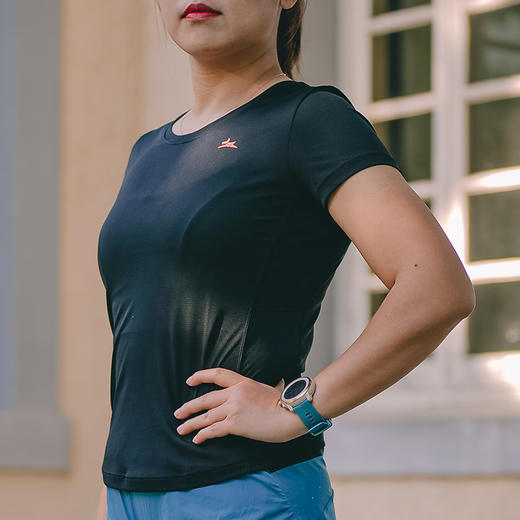 健牧 ‎起跑 女士跑步短袖T恤 商品图2