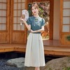 新中式国风牛仔套装裙2025新款女装减龄夏装搭配短袖半身裙两件套YLFS8888 商品缩略图0