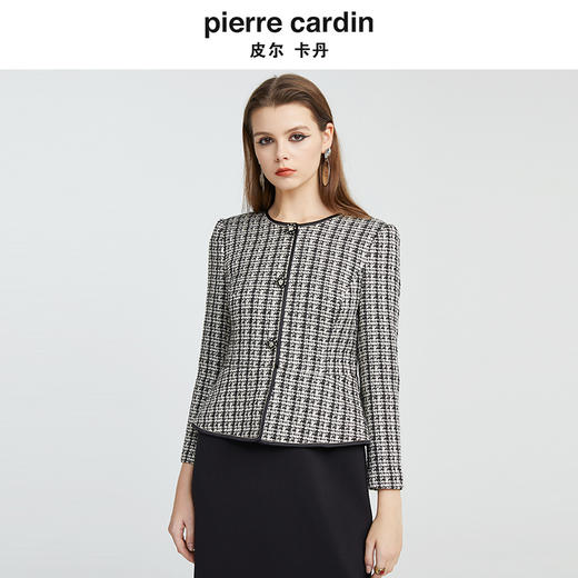 皮尔卡丹女装新款都市高频职业AB配连衣裙P4348E4962B3 商品图3