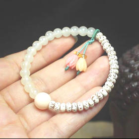 半山半水手串手链花朵吊坠款手链/100克（颜色随机）