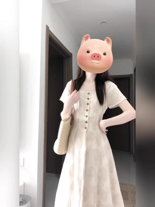 裁缝学苑AS475 方领小众设计短袖连衣裙纸样裙子女装打版裁样板图 商品图4