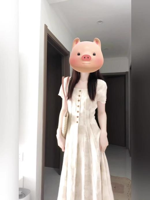 裁缝学苑AS475 方领小众设计短袖连衣裙纸样裙子女装打版裁样板图 商品图5