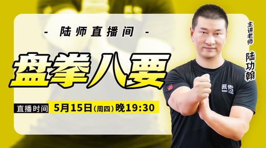 【5月15日】盘拳八要 商品图0