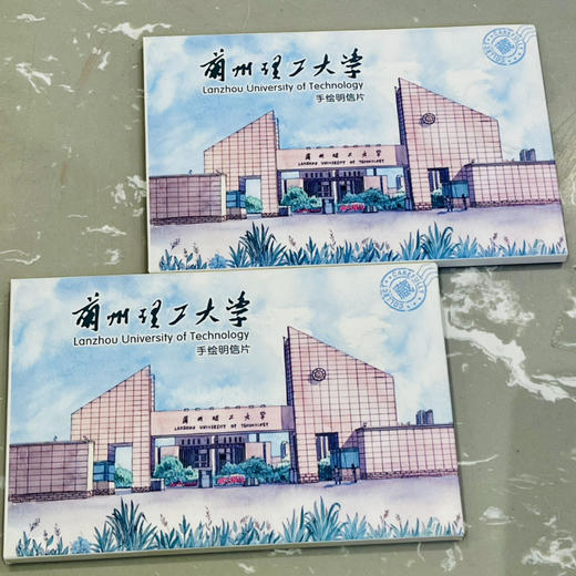 创意大学diy手绘明信片 10张/包 商品图2