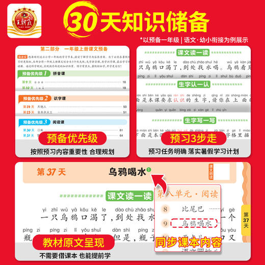2025新版王朝霞预备1-6年级语数英暑假预习衔接同步训练新教材暑假38天规划幼小衔接二升三升四升五人教版通用版 商品图2