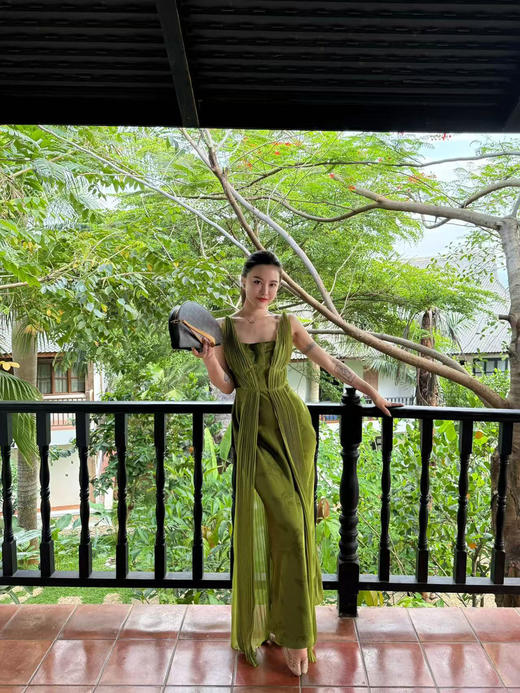 DUO智仙 黑标 斯莱特林学姐的新中式魔法晚宴裙 商品图3