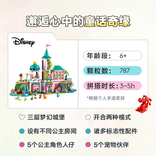 乐高LEGO 公主城堡与皇家宠物LEGC43267 商品图2