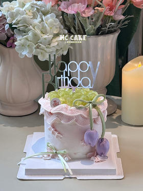 紫色郁金香蛋糕