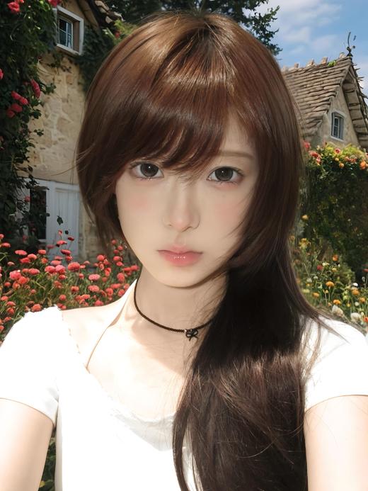 Hanawink 半年抛 黑粉扑扑 直径14.5mm着色13.7mm 商品图1