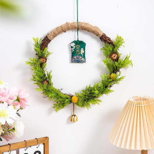 【高颜值端午挂饰，艾草弥漫~】古风香包挂件 袋中草药香囊荷包 驱蚊随身赠无纺布袋 端午节香包-QQ 商品图7