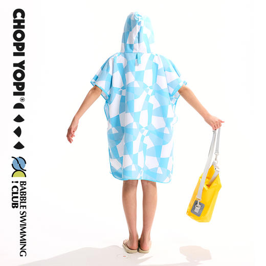 chopiyopi童装 儿童俱乐部连帽速干浴袍 商品图6