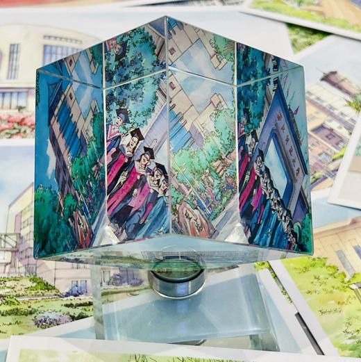 创意diy师大文创水晶魔方 商品图4