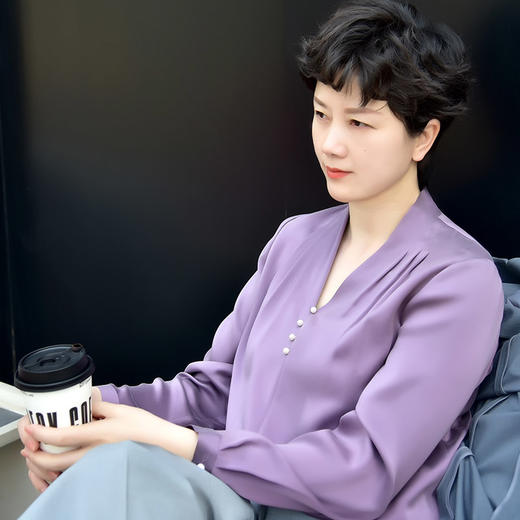 ST.SANLI【成衣系列】优雅时尚设计款衬衫GA122E01 商品图2