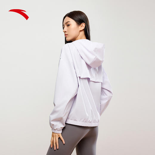 【S/M/L/XL】安踏梭织运动外套女士夏季季新款休闲百搭防风连帽上衣162437613N【库存有限，如无货将做退款，介意慎拍！】 商品图3