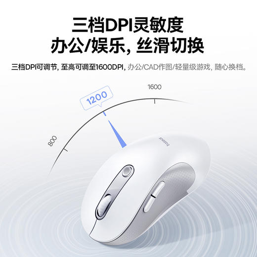 倍思 创作者F02 人体工学 无线鼠标 商品图6