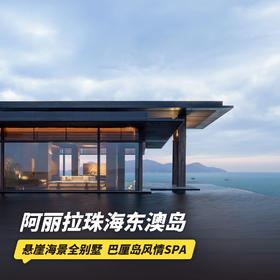 1晚/2晚【阿丽拉珠海东澳岛】广东悬崖海景奢华度假村！入住86㎡起跳海景套房，享午餐/小火锅、特色手作，含码头至酒店接送、入夜仪式、体验悬崖无边泳池、儿童亲子时光...