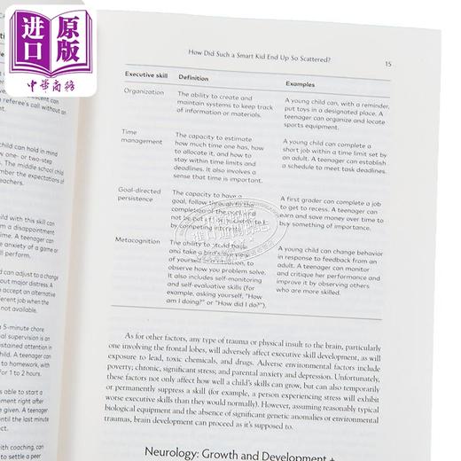 【中商原版】聪明但分散注意力 革命性的执行技能方法 帮助孩子们实现潜能 英文原版 Smart But Scattered Peg Dawson 商品图2